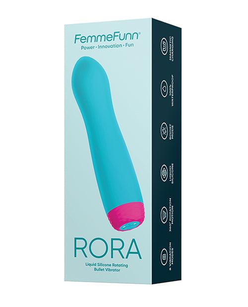 product image, Femme Funn Rora Rotating Bullet - Turquoise - SEXYEONE