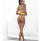 Festival Wear Strappy Lace Top & G-string Neon - SEXYEONE