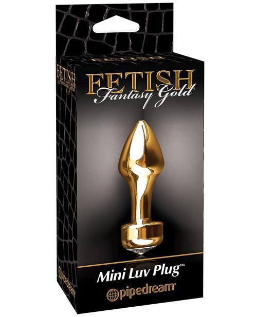 product image, Fetish Fantasy Gold Mini Luv Plug - Gold - SEXYEONE 