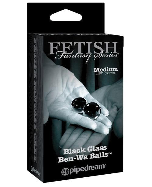 Fetish Fantasy Limited Edition Black Glass Ben-wa Balls - SEXYEONE