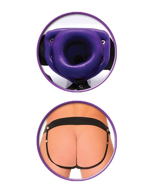 image of product,Fetish Fantasy Series Him Or Her Hollow Strap On - Purple - {{ SEXYEONE }}