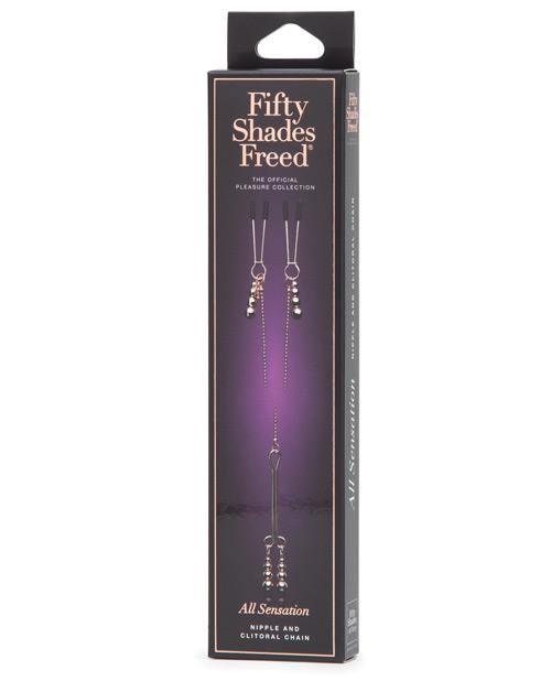 product image, Fifty Shades Freed All Sensation Nipple & Clitoral Chain - SEXYEONE 