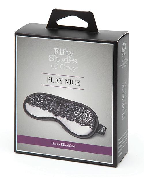 product image, Fifty Shades Of Grey Play Nice Satin & Lace Blindfold - {{ SEXYEONE }}