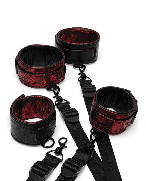 image of product,Fifty Shades Of Grey Sweet Anticipation Under Mattress Restraint Set - {{ SEXYEONE }}