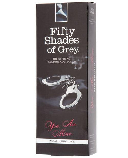 Fifty Shades Of Grey You Are Mine Metal Handcuffs - {{ SEXYEONE }}