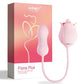 Fiona Plus Rose Clit Licking Stimulator & Thrusting Egg - SEXYEONE