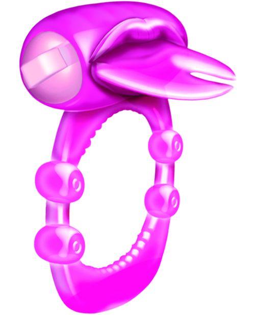 product image,Forked Tongue X-treme Vibrating Pleasure Ring - {{ SEXYEONE }}