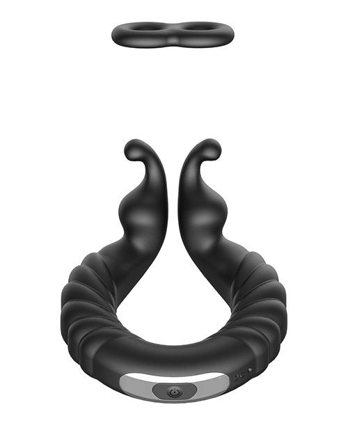 Forto F-24 Textured Vibrating Cock Ring - {{ SEXYEONE }}