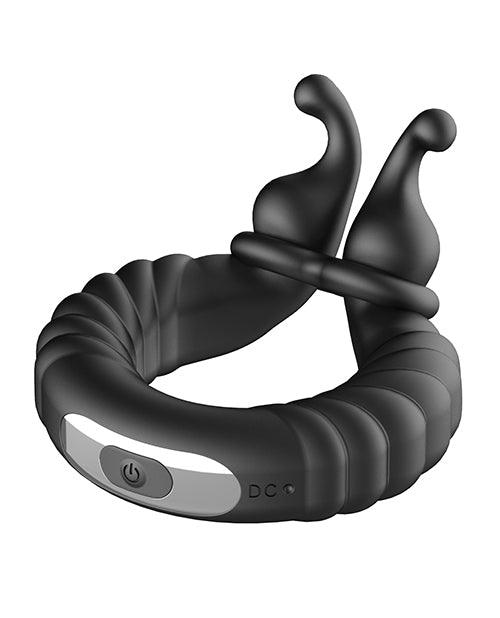 Forto F-24 Textured Vibrating Cock Ring - {{ SEXYEONE }}