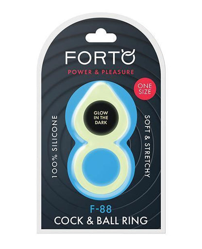 Forto F-88 Double Ring Liquid Silicone Cock Ring - SEXYEONE