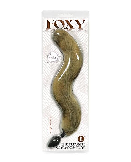 image of product,Foxy Fox Tail Silicone Butt Plug - SEXYEONE
