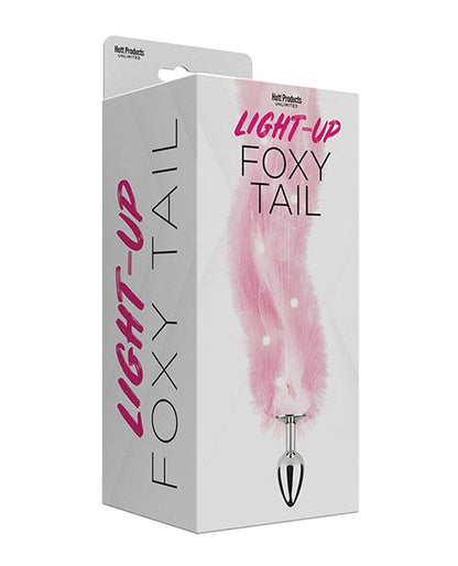 Foxy Tail Light Up Faux Fur Butt Plug - SEXYEONE