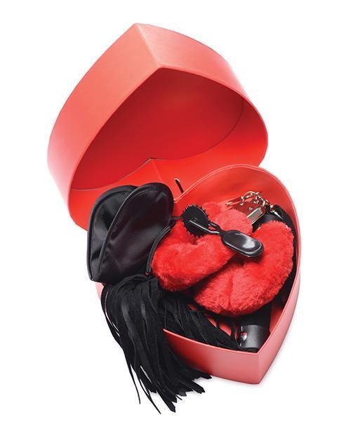 product image, Frisky Passion Fetish Kit W-heart Gift Box - Red - {{ SEXYEONE }}