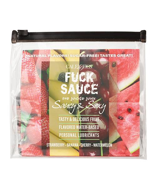 product image,Fuck Sauce Flavored Water Based Personal Lubricant Variety 4 Pack - 2 Oz Each - {{ SEXYEONE }}