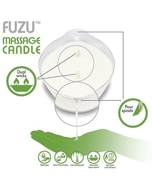 image of product,Fuzu Massage Candle - 4 Oz - SEXYEONE 