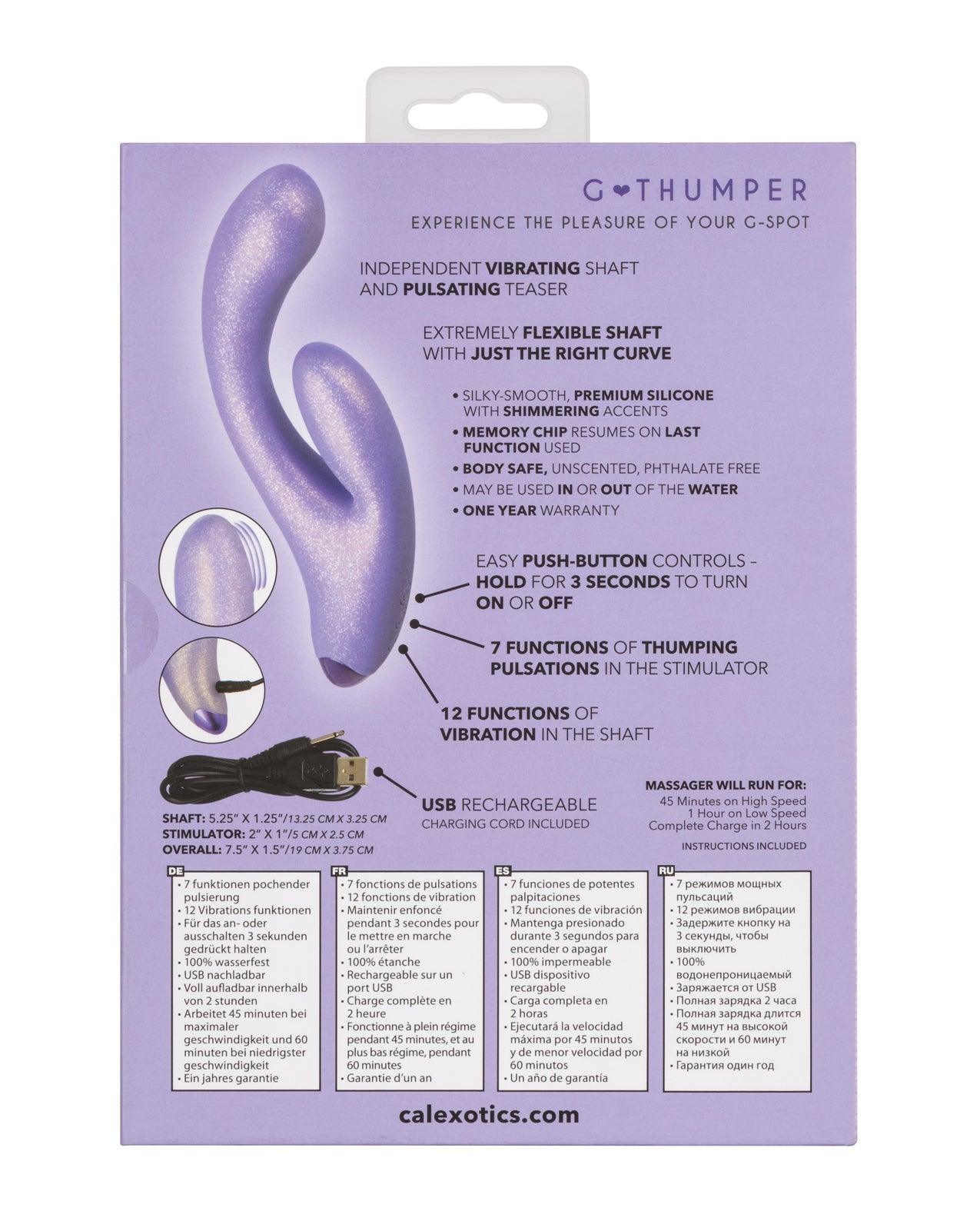 image of product,G-love G-thumper - Purple - {{ SEXYEONE }}