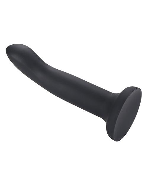 image of product,Gender Fluid 6.5" Enthrall Strap On Dildo - Black - {{ SEXYEONE }}