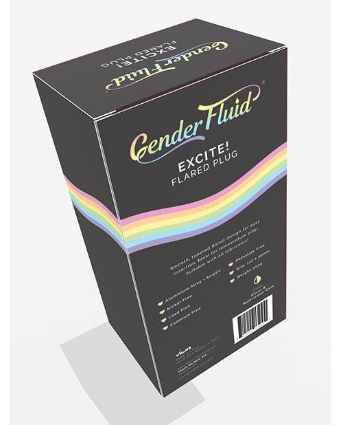 Gender Fluid Excite! Flared Plug - Silver - SEXYEONE