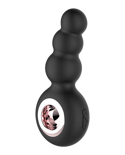 image of product,Gender Fluid Quiver Anal Ring Bead Vibe - Black - {{ SEXYEONE }}