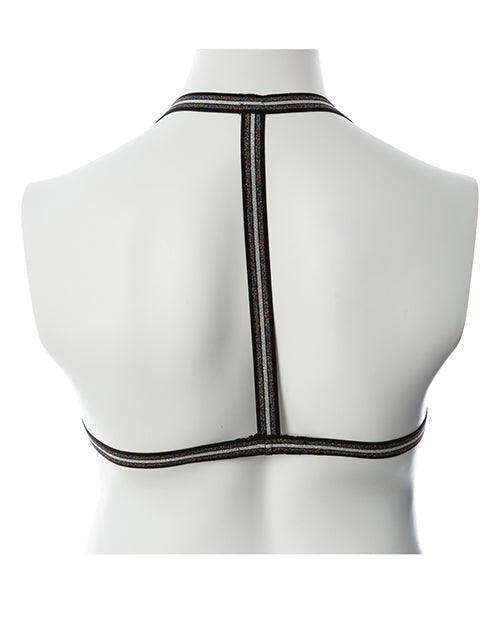 image of product,Gender Fluid Silver Lining Harness - SEXYEONE