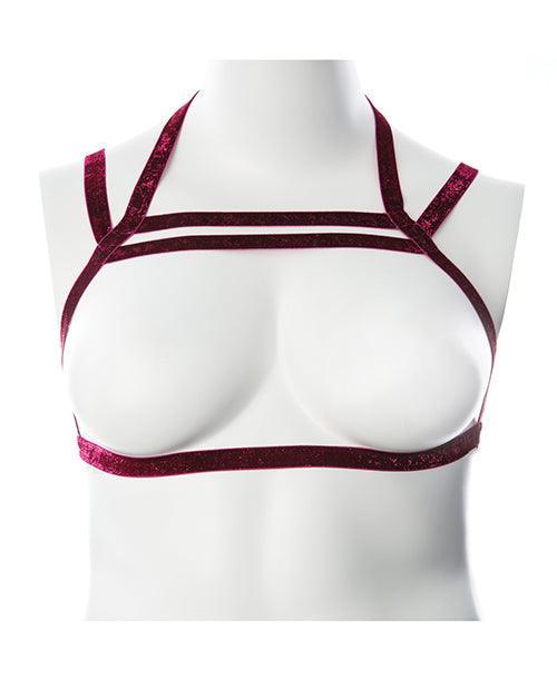 product image, Gender Fluid Sugar Coated Harness - Raspberry Glitter - SEXYEONE