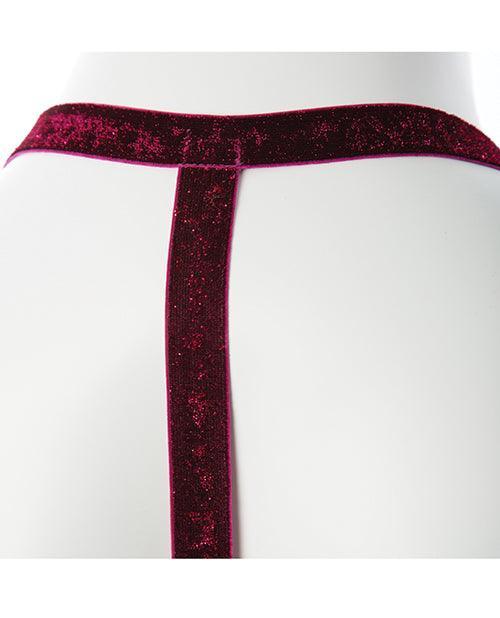 image of product,Gender Fluid Sugar Coated Harness - Raspberry Glitter - SEXYEONE