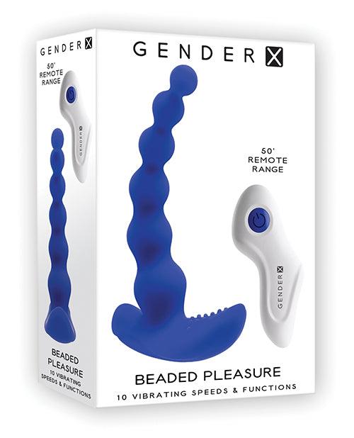 product image, Gender X Beaded Pleasure - Blue - {{ SEXYEONE }}