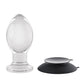 Gender X Crystal Ball Plug W-suction Cup - Clear - SEXYEONE