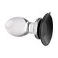 Gender X Crystal Ball Plug W-suction Cup - Clear - SEXYEONE