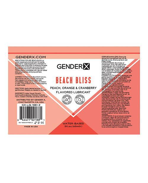 image of product,Gender X Flavored Lube - Beach Bliss - SEXYEONE