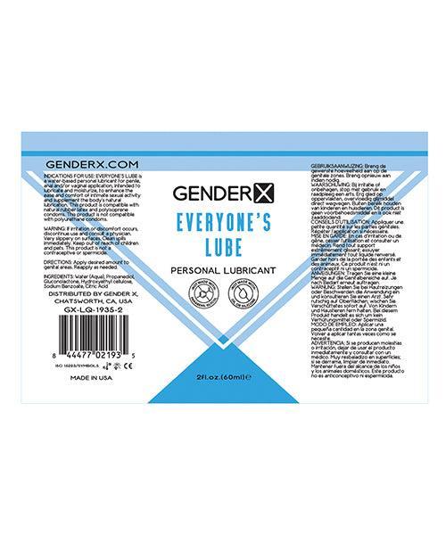 Gender X Flavored Lube - Everyone's - SEXYEONE