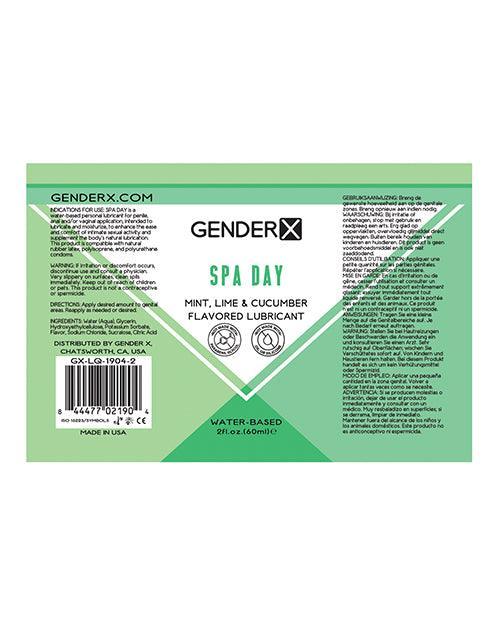 image of product,Gender X Flavored Lube - Spa Day - SEXYEONE