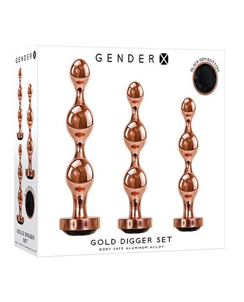 Gender X Gold Digger Set - Rose Gold-black - {{ SEXYEONE }}