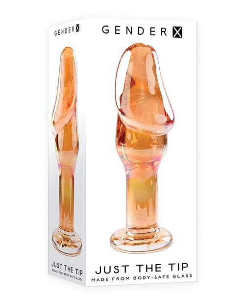 product image, Gender X Just The Tip Glass Plug - Multi Color - {{ SEXYEONE }}