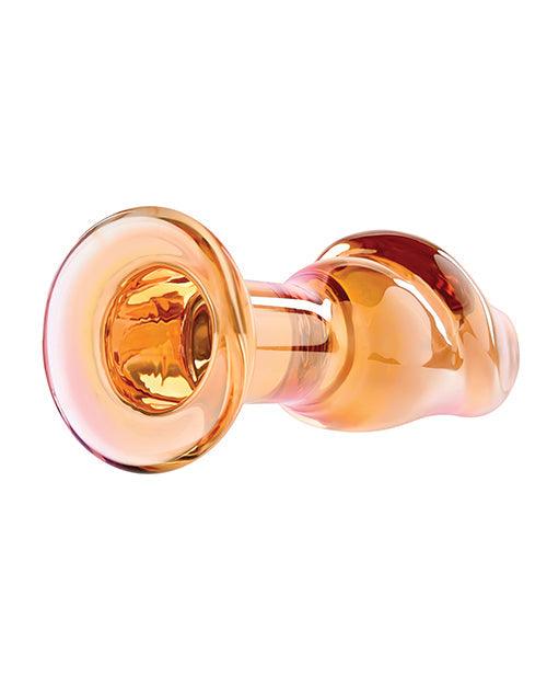 image of product,Gender X Just The Tip Glass Plug - Multi Color - {{ SEXYEONE }}
