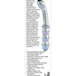 Gender X Lustrous Galaxy Wand Dual Ended Glass Massager - Green - SEXYEONE