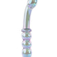 Gender X Lustrous Galaxy Wand Dual Ended Glass Massager - Green - SEXYEONE