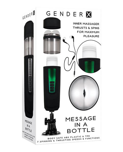 product image, Gender X Message In A Bottle - Black - {{ SEXYEONE }}