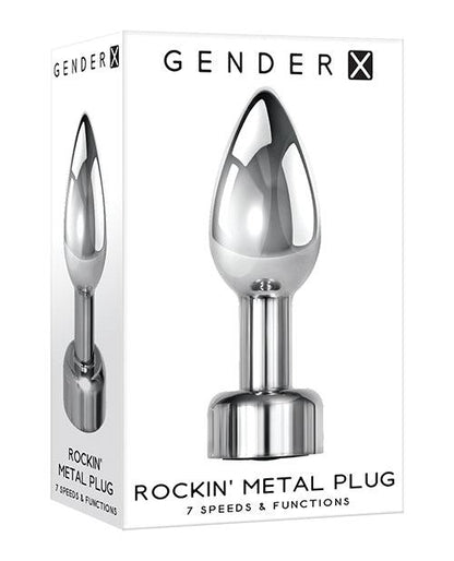 Gender X Rockin Metal Plug - Chrome - {{ SEXYEONE }}
