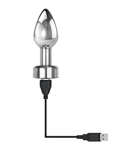 image of product,Gender X Rockin Metal Plug - Chrome - {{ SEXYEONE }}