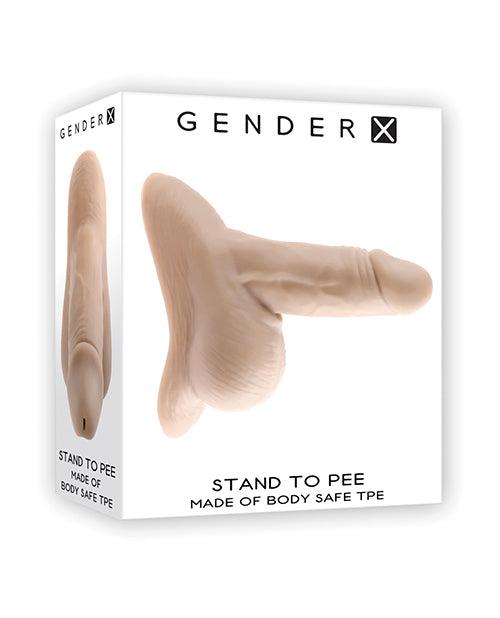 Gender X Stand To Pee - SEXYEONE
