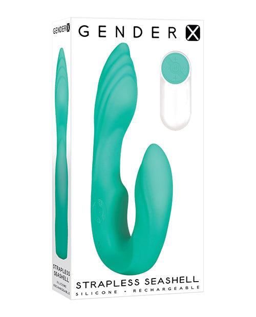 product image, Gender X Strapless Seashell - Teal - {{ SEXYEONE }}