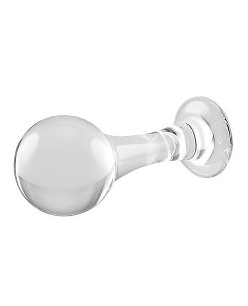 image of product,Gender X The Baller Glass Plug - Clear - SEXYEONE