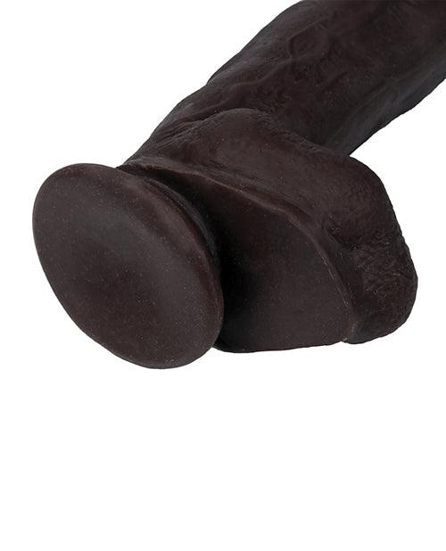 image of product,Get Lucky 12" Real Skin Series - Dark Brown - {{ SEXYEONE }}