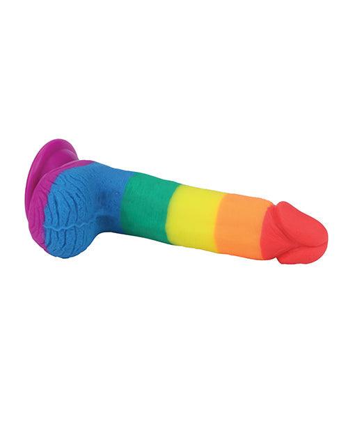 image of product,Get Lucky 7.5" Real Skin Series Pride- Rainbow - {{ SEXYEONE }}