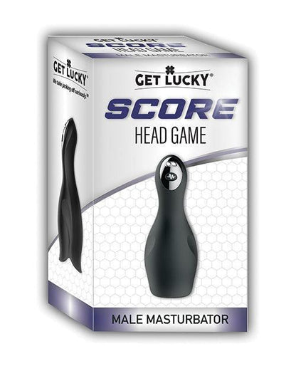 Get Lucky Score Head Game Masturbator - Black - SEXYEONE