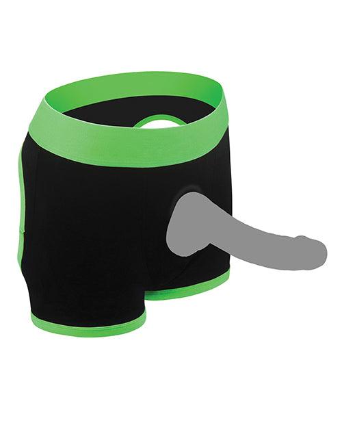 image of product,Get Lucky Strap On Boxers - Black/green - SEXYEONE