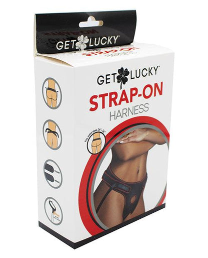 Get Lucky Strap On Harness - Black - SEXYEONE