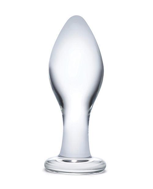 image of product,Glas 4" Classic Butt Plug - Clear - SEXYEONE