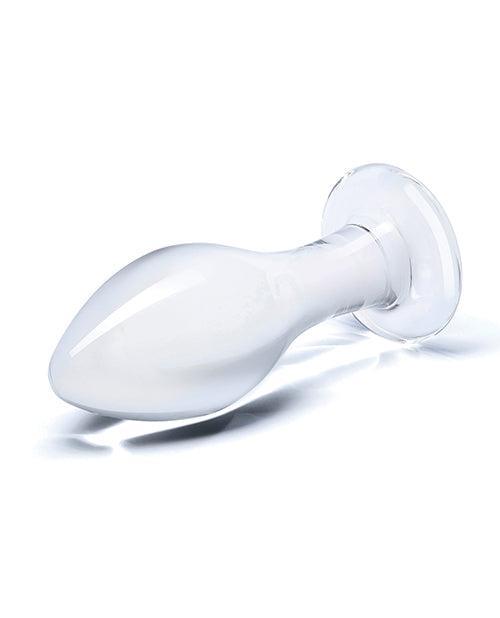image of product,Glas 4" Classic Butt Plug - Clear - SEXYEONE
